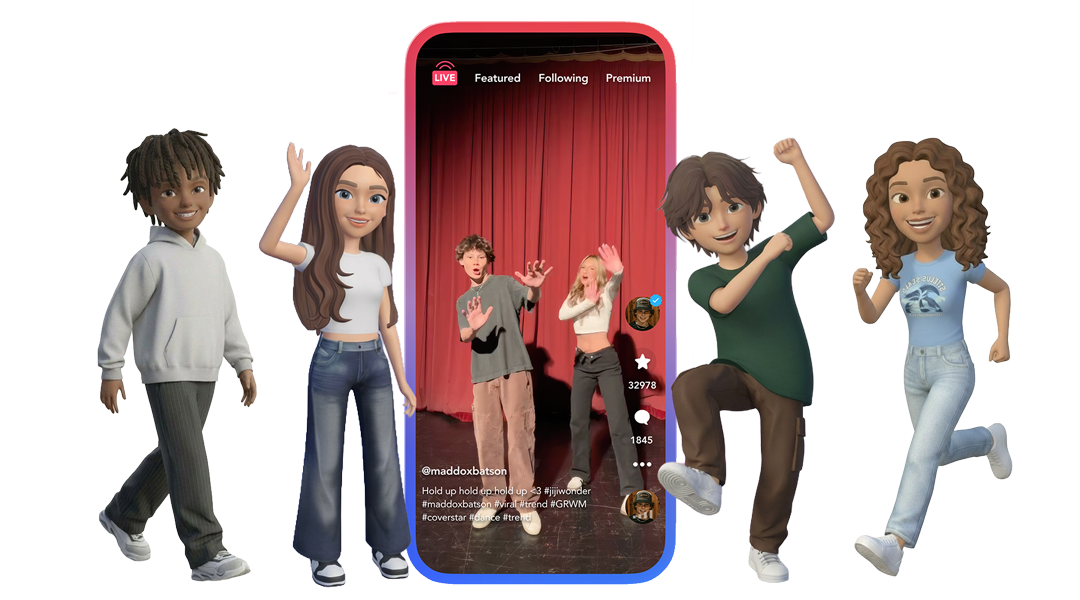 Diverse Gen-Alpha creators using Coverstar safe social app